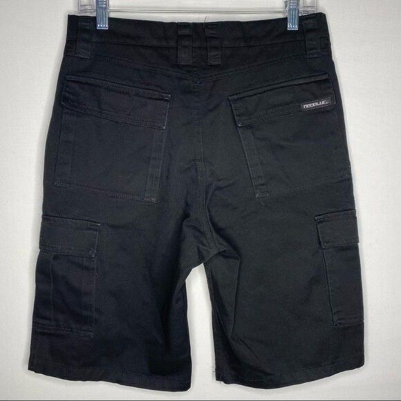 Neo Blue Black Cargo Shorts Mens 30 Waist - Picture 3 of 6